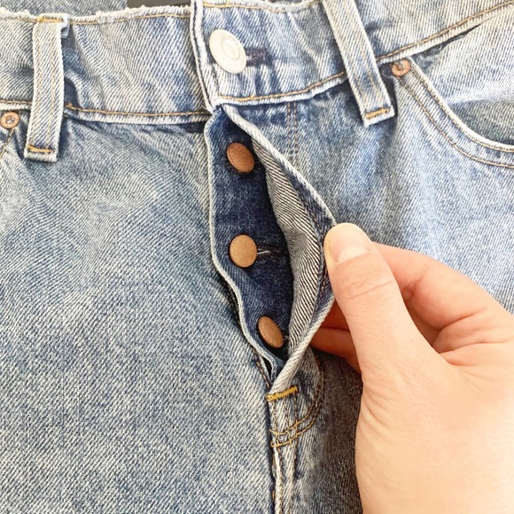 Hudson Light Wash Button Fly Blue Axl Skinny Fit Jeans 34 NWT - Picture 5 of 10